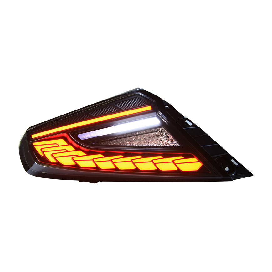 OLM Phantom-Spec LED Taillights (Clear Lens / White Optic) - 2022-2025 Subaru WRX