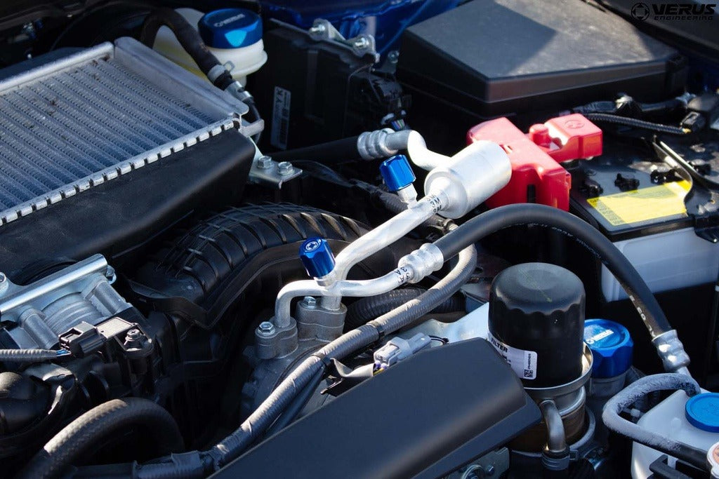 Verus A/C Cap Kit - Blue - 2022-2024 Toyota GR86 / Subaru BRZ / WRX