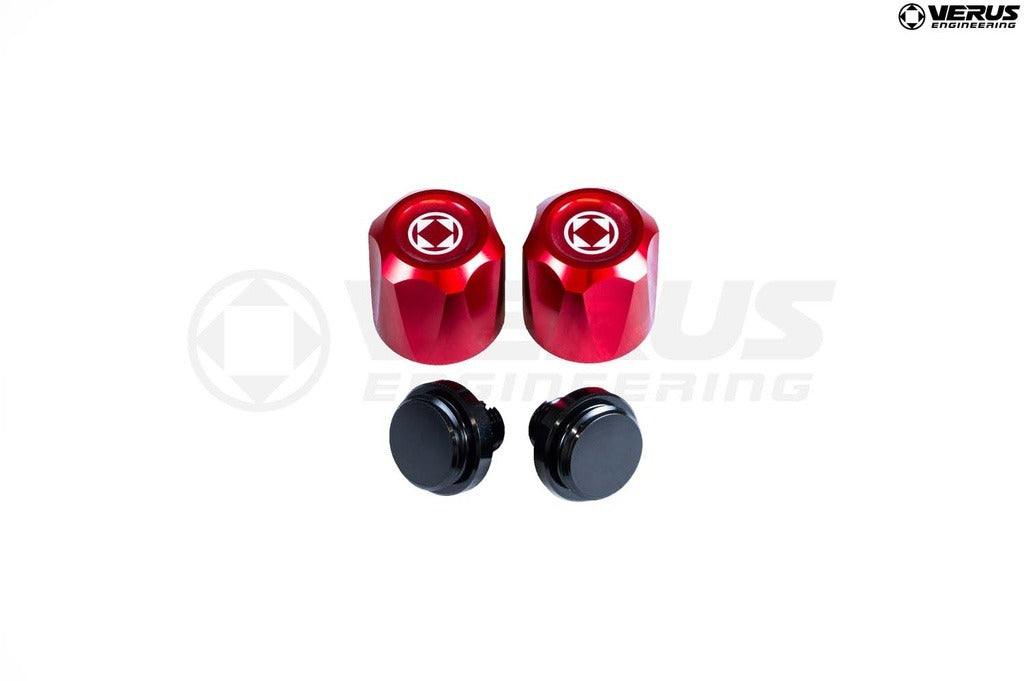 Verus A/C Cap Kit - Red - 2022-2024 Toyota GR86 / Subaru BRZ / WRX