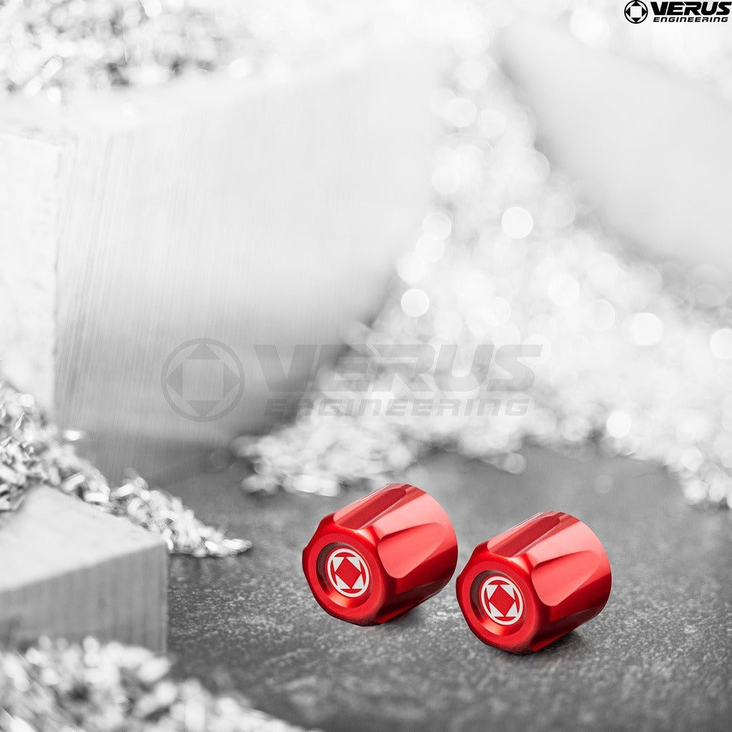 Verus A/C Cap Kit - Red - 2022-2024 Toyota GR86 / Subaru BRZ / WRX
