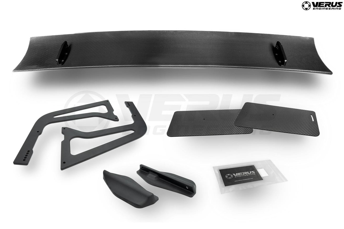 Verus Engineering UCW Rear Wing With Carbon Fiber Endplates - 2022-2024 Subaru WRX