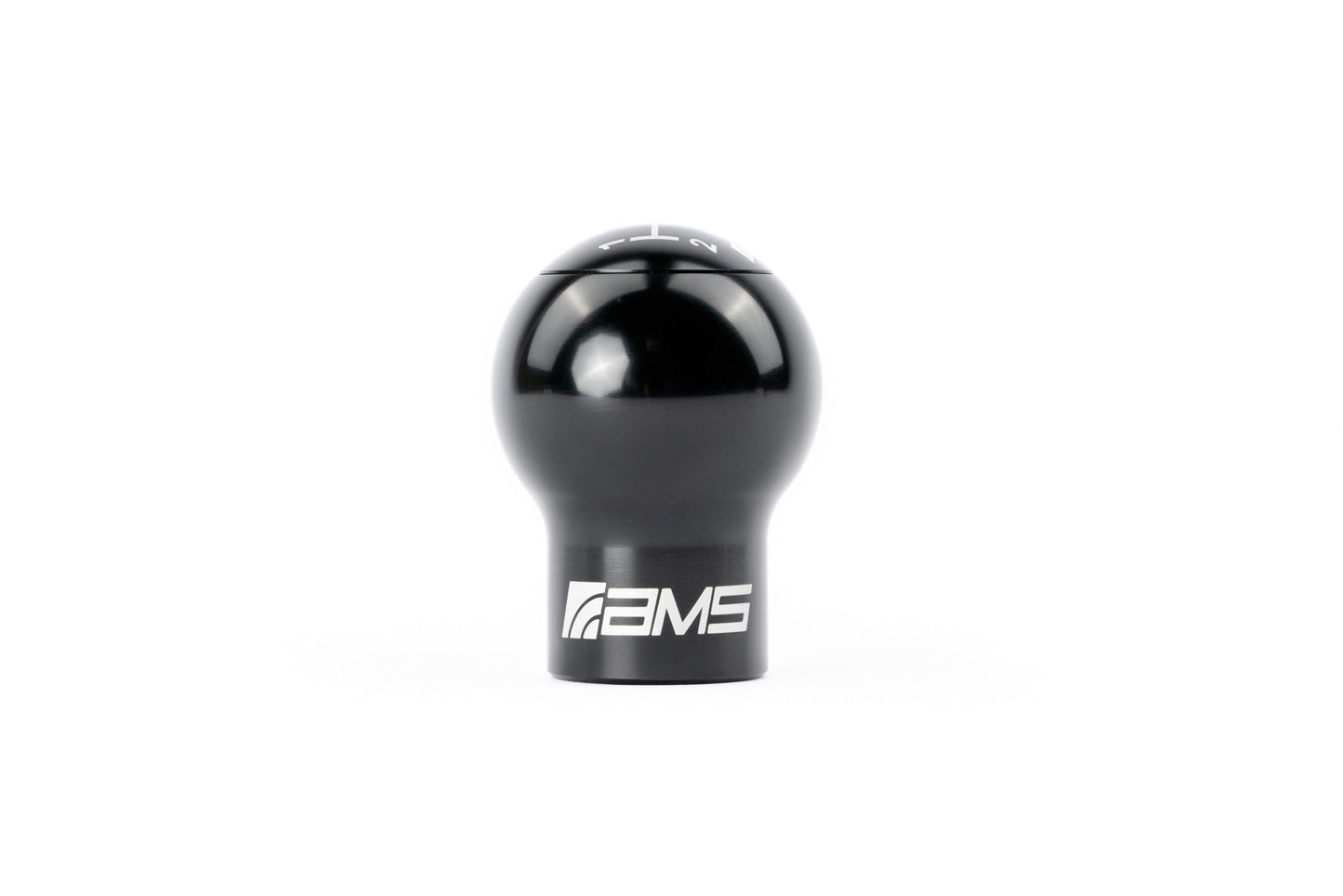 AMS Performance 6-Speed Billet Shift Knob (Incl. Red  Black, & Gunmetal Caps) - 2015-2024 Subaru WRX/ 2004-2021 STI