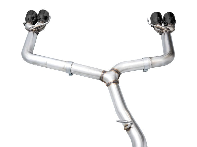 AWE Track Edition Cat-Back Exhaust (Diamond Black Tips) - 2022-2024 Subaru WRX