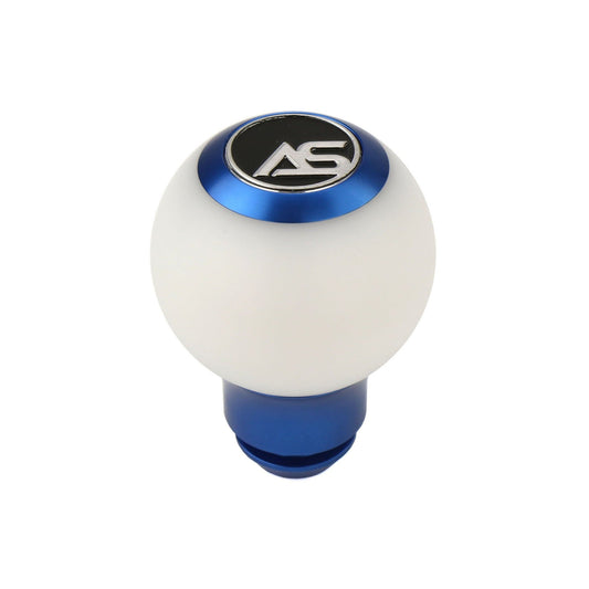 AutoStyled Subaru 5 Speed Shift Knob - Blue w/ White Delrin Center - Subaru 5MT Models (Inc. 2002-2014 Subaru WRX)