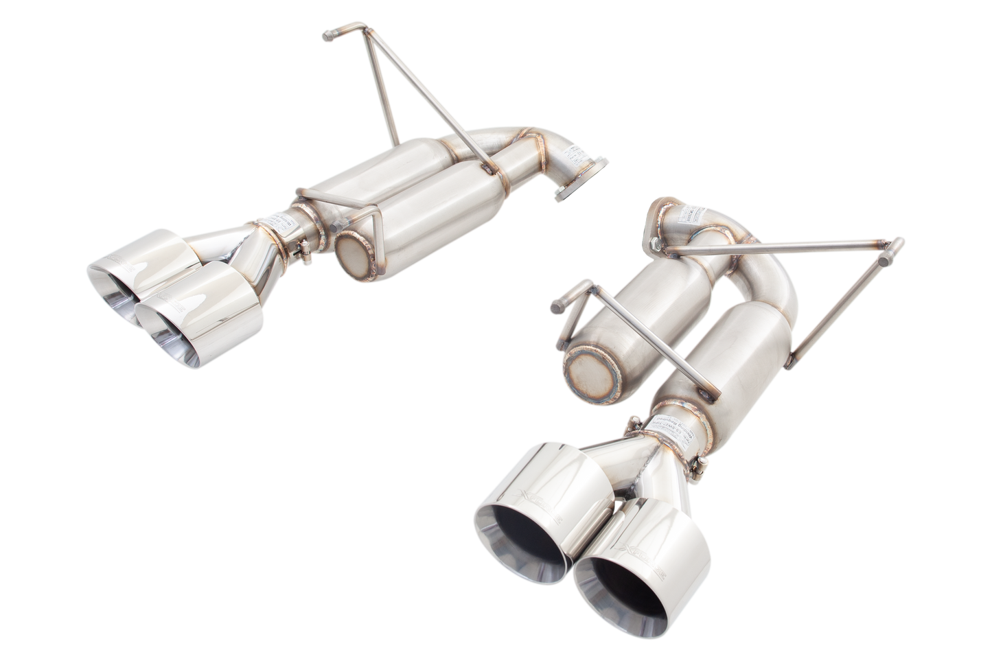 X Force Race Axle-Back System with Quad Tips - 2011-2021 Subaru WRX / STI Sedan (Will only fit Xforce SW27 or SW29 front section)