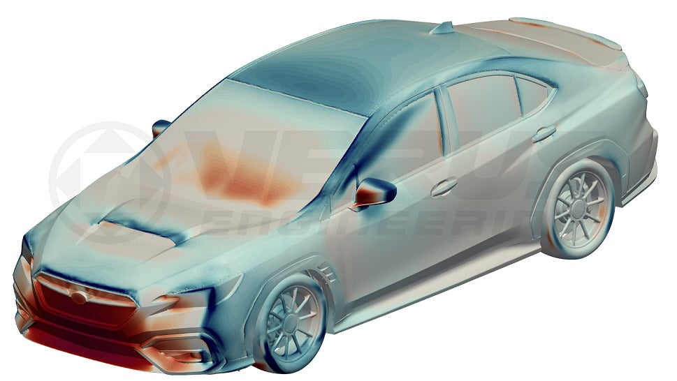 Verus Hood Louver Kit - Black - 2022-2024 Subaru WRX (VB)