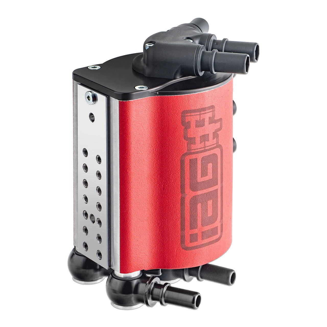 IAG Performance V4 Air Oil Separator AOS - Red - 2004-2007 Subaru STI / 2006-2007 WRX