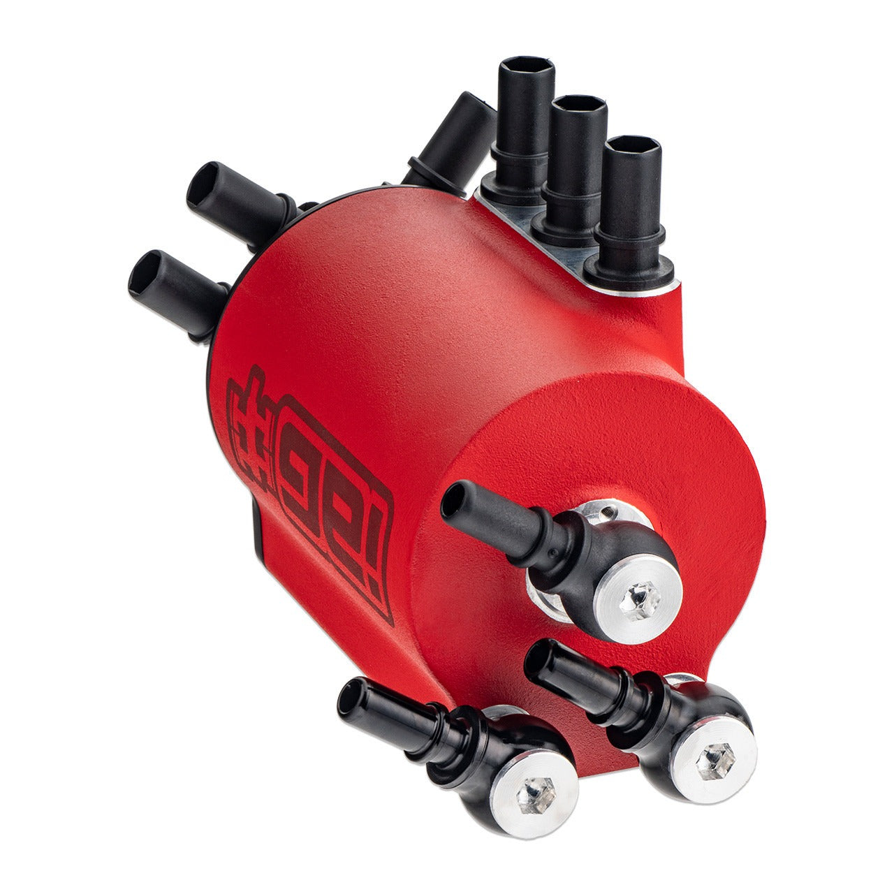 IAG Performance V4 Air Oil Separator AOS - Red - 2004-2007 Subaru STI / 2006-2007 WRX
