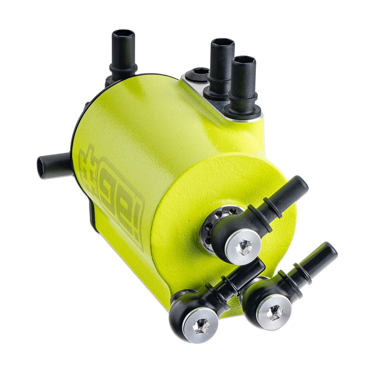 IAG Performance Air Oil Separator AOS - Neon Yellow - 2008-2014 WRX / 2008-2021 STI / 2005-2009 Legacy GT