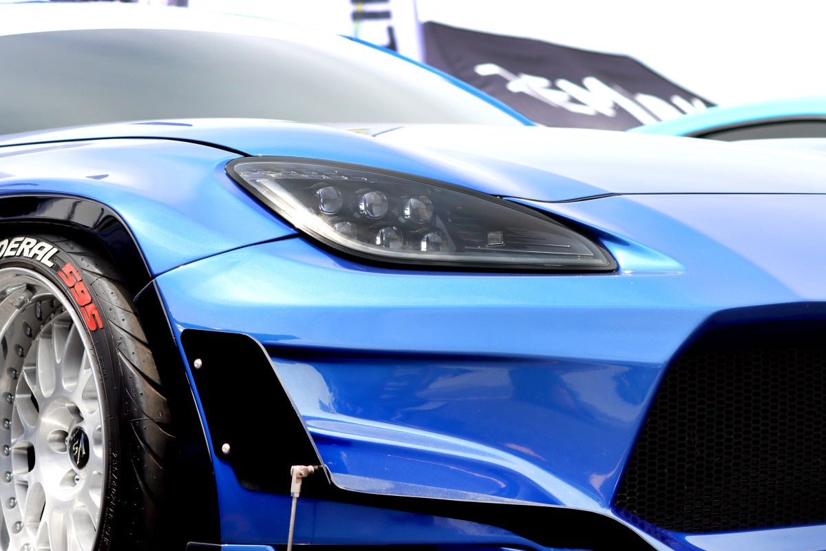 Alpharex Nova Series LED Projector Headlights - Alpha Black - Activation Light w/ Sequential Signal / Switchback DRL - 2022-2024 Toyota GR86 / Subaru BRZ