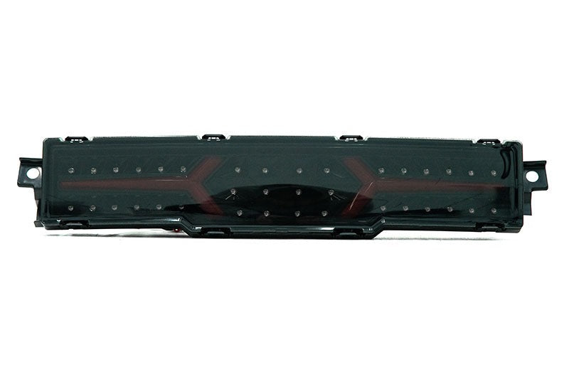 OLM V1 Rear Fog Light with OLM Plug-And-Play Harness - Clear Lens / Black Base / Red Bar - 2022-2024 Subaru BRZ / Toyota GR86
