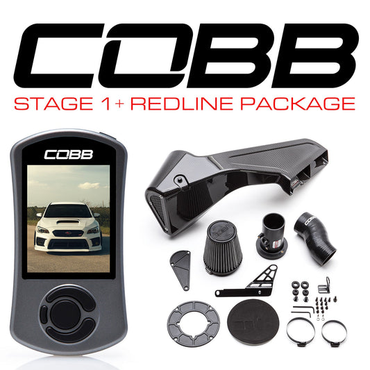 COBB Tuning Stage 1 Redline Carbon Fiber Power Package - 2015-2021 Subaru STI