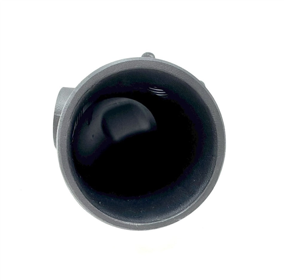 Torque Solution Cast Aluminum HD Hard Turbo Inlet - OEM / 2.4" Coupler - 2002-2007 Subaru WRX / 2004-2021 STI