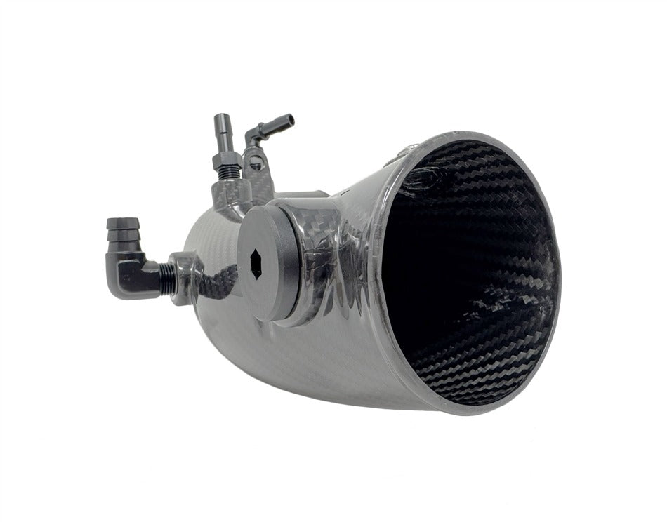 Torque Solution Cast Aluminum HD Hard Turbo Inlet - OEM / 2.4" Coupler - 2002-2007 Subaru WRX / 2004-2021 STI