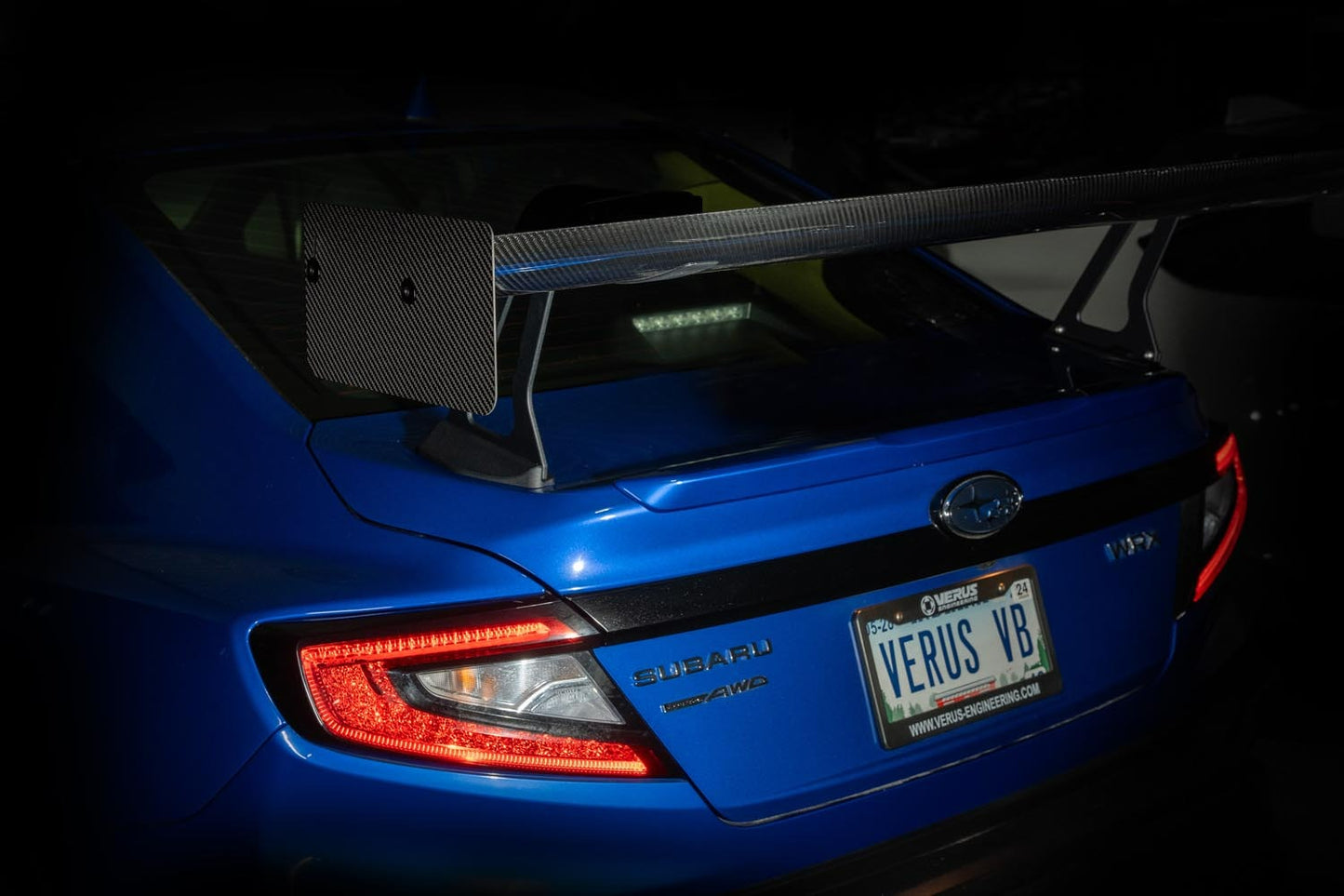 Verus Engineering UCW Rear Wing With Carbon Fiber Endplates - 2022-2024 Subaru WRX