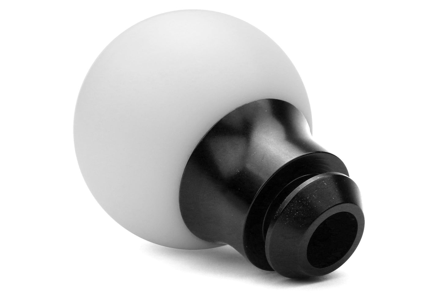 AutoStyled Subaru 5 Speed Shift Knob - Black w/ White Delrin Center - Subaru 5MT Models (Inc. 2002-2014 Subaru WRX)