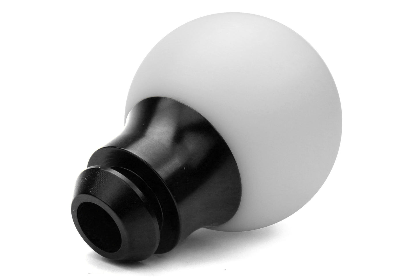 AutoStyled Subaru 5 Speed Shift Knob - Black w/ White Delrin Center - Subaru 5MT Models (Inc. 2002-2014 Subaru WRX)