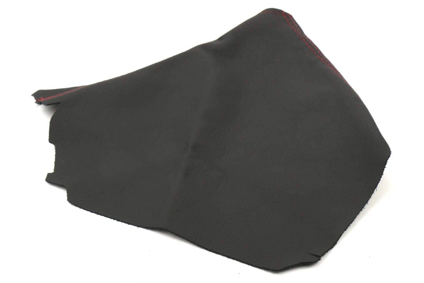 ASA1401010101 AutoStyled 15-17 STI Black Leather E-Brake Boot with Red Stitching,