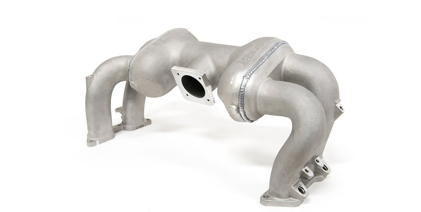 AMS Performance Reverse Rotation Intake Manifold - Un-Coated - 2002-2014 Subaru WRX / 2004-2021 Subaru STI