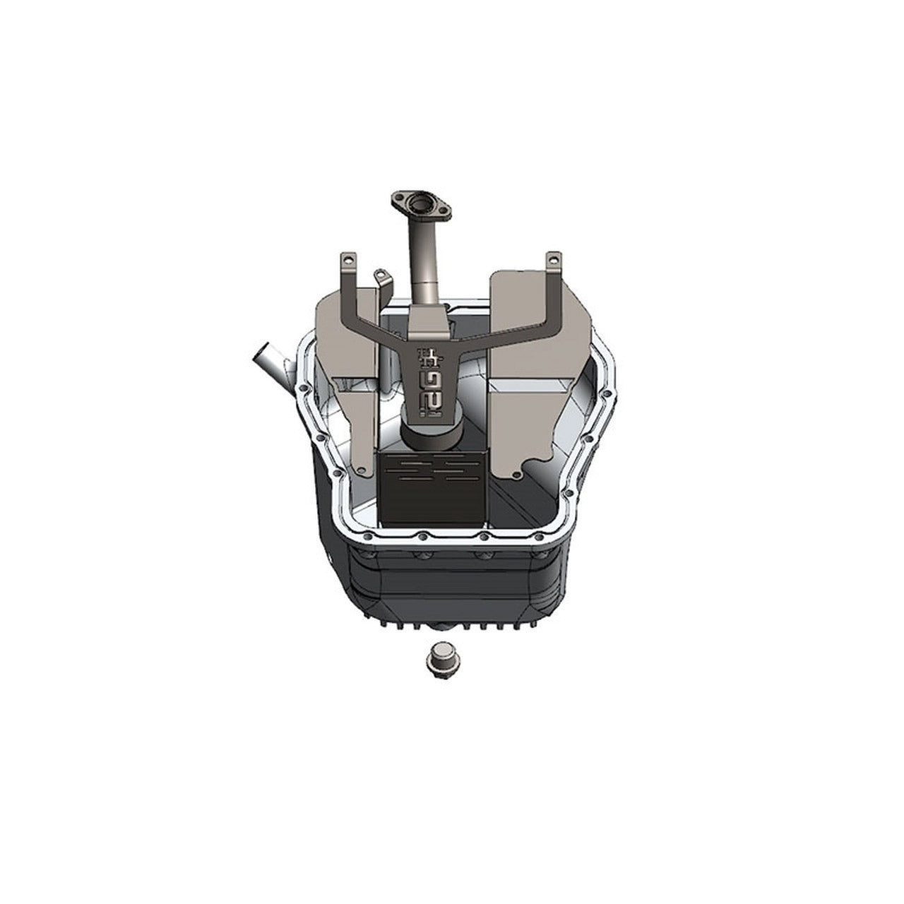 IAG EJ Street Series Oil Pan Package (Oil Pan, V2 Oil Pickup, Street Lower Baffle, Windage Tray) - Silver - 2002-2014 Subaru WRX / 2004-2021 STI / 2005-2009 Legacy GT / 2004-2013 Forester XT