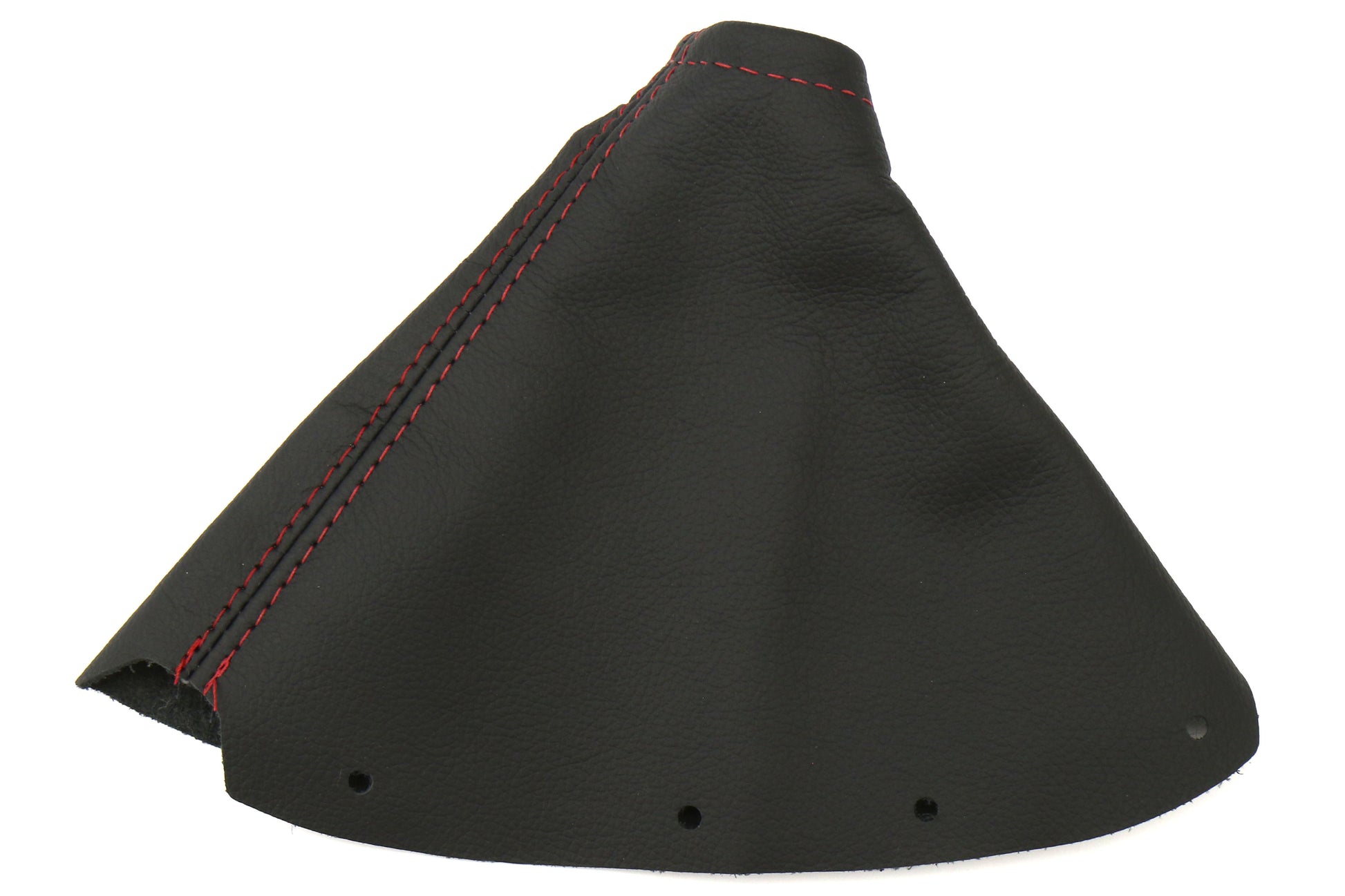 ASA1301020101 AutoStyled 15-17 STI Black Leather Shift Boot with Red Stitching Standard Shifter,