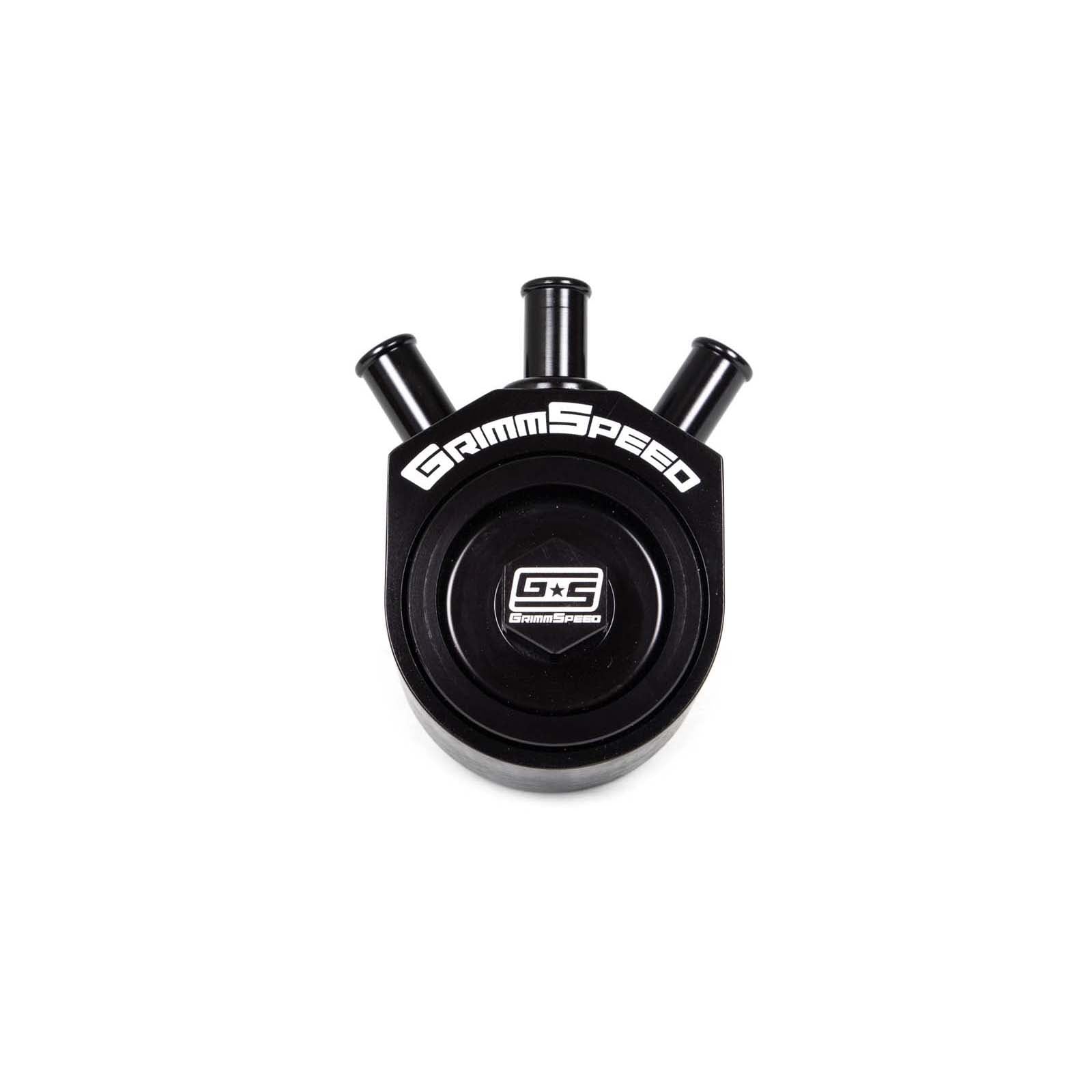 GRM078006 GrimmSpeed Air/Oil Separator (Black) - 2002-2007 Subaru WRX / 2004-2021 Subaru STI,