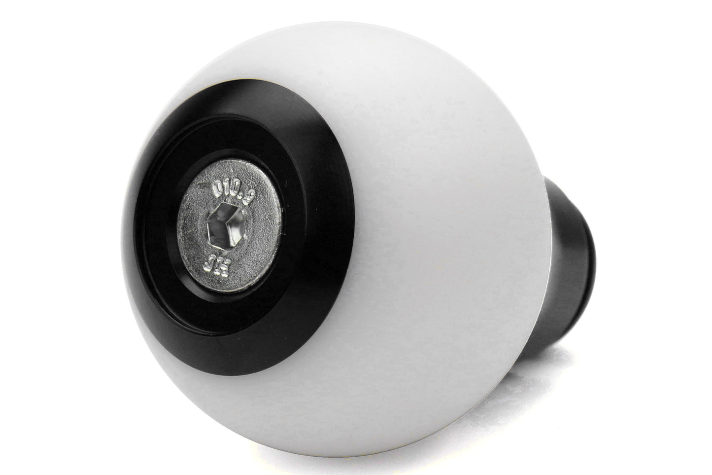 AutoStyled Subaru 5 Speed Shift Knob - Black w/ White Delrin Center - Subaru 5MT Models (Inc. 2002-2014 Subaru WRX)