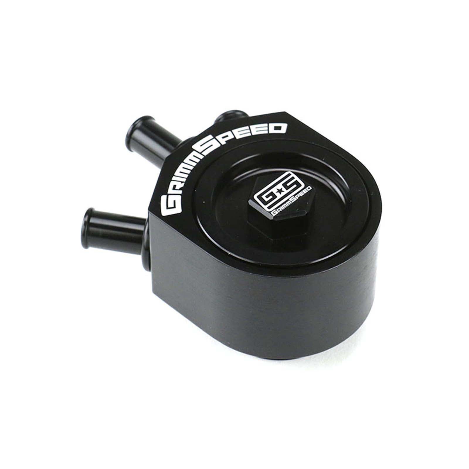GRM078006 GrimmSpeed Air/Oil Separator (Black) - 2002-2007 Subaru WRX / 2004-2021 Subaru STI,