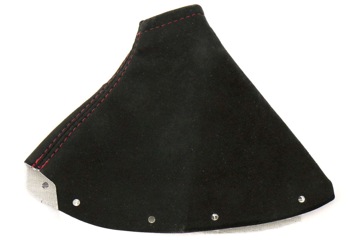 ASA1301050101 AutoStyled Black MicroSuede Shift Boot with Red Stitching Standard Shifter - 2015+ STI,