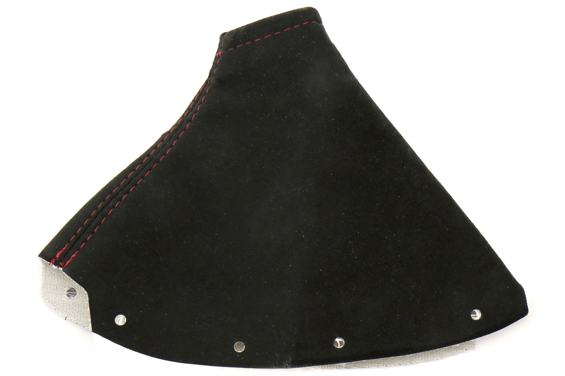 ASA1301050101 AutoStyled Black MicroSuede Shift Boot with Red Stitching Standard Shifter - 2015+ STI,