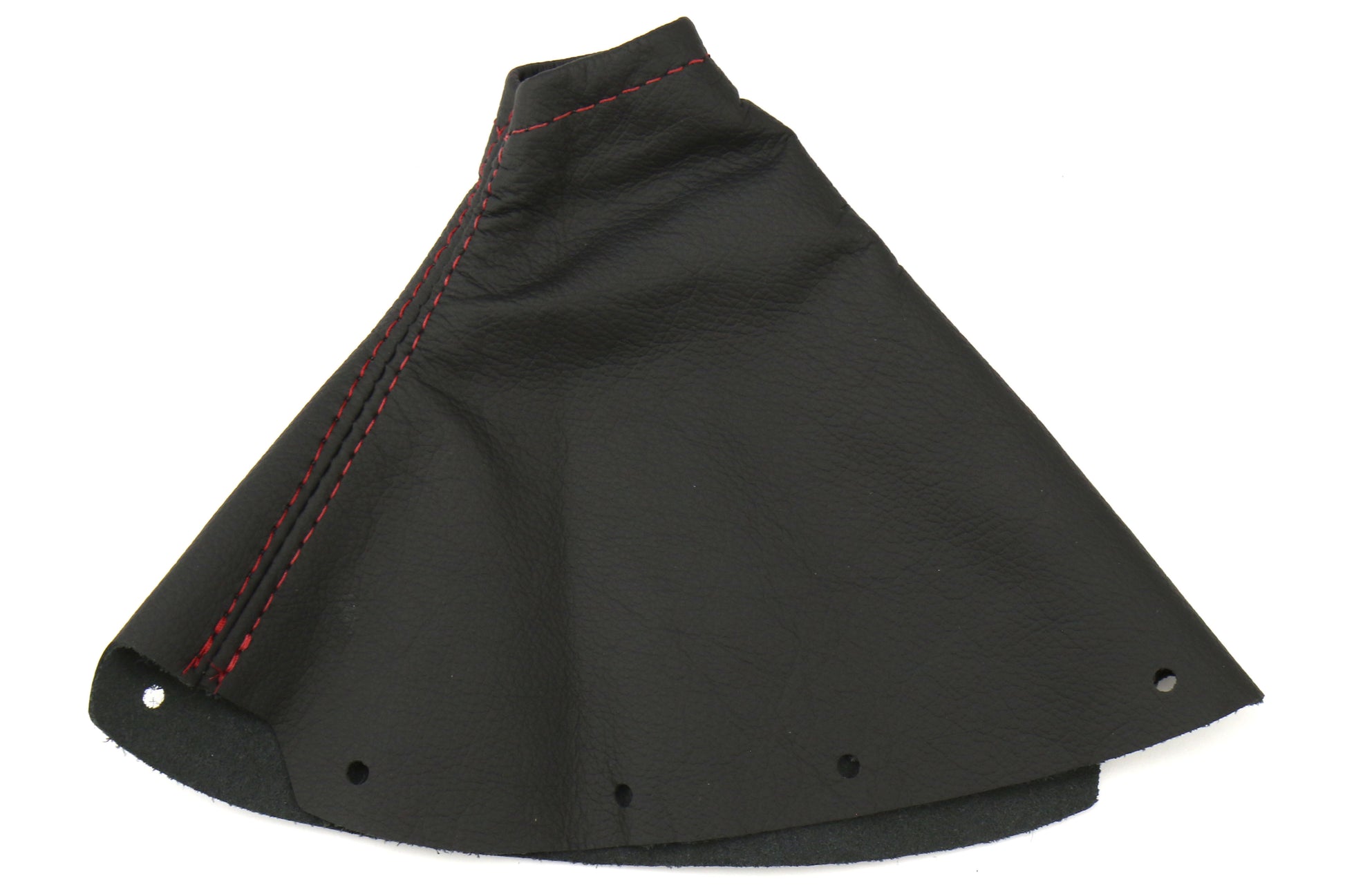 ASA1301020101 AutoStyled 15-17 STI Black Leather Shift Boot with Red Stitching Standard Shifter,