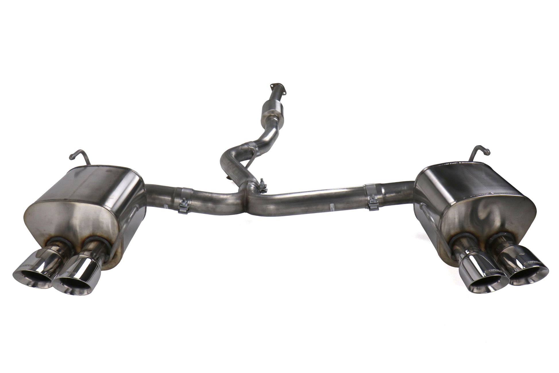 COR14857 Corsa 3" Catback Exhaust System - 2015+ WRX / 2015+ STI-Stainless Steel Tips,