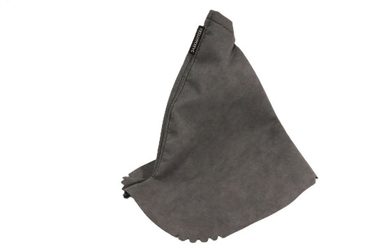 DarkMatterX  E-Brake Boot - Slate Grey / Alcantara / Black Stitching - 2022-2025 Subaru WRX (Right Hand Drive)