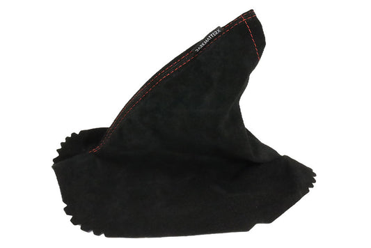 DarkMatterX  E-Brake Boot - Black / Suede / Red Stitching - 2022-2025 Subaru WRX (Right Hand Drive)