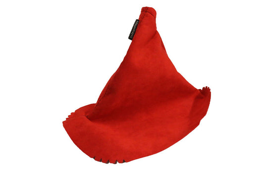 DarkMatterX  E-Brake Boot - Red / Alcantara / Black Stitching - 2022-2025 Subaru WRX (Right Hand Drive)