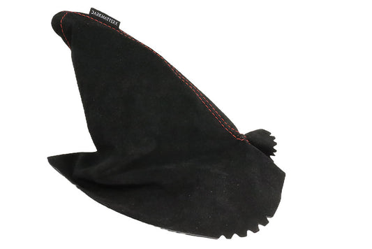 DarkMatterX  E-Brake Boot - Black / Suede / Red Stitching - 2022-2025 Subaru WRX