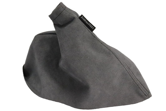 DarkMatterX  E-Brake Boot - Slate Grey / Alcantara / Black Stitching - 2005-2007 Subaru WRX / STI