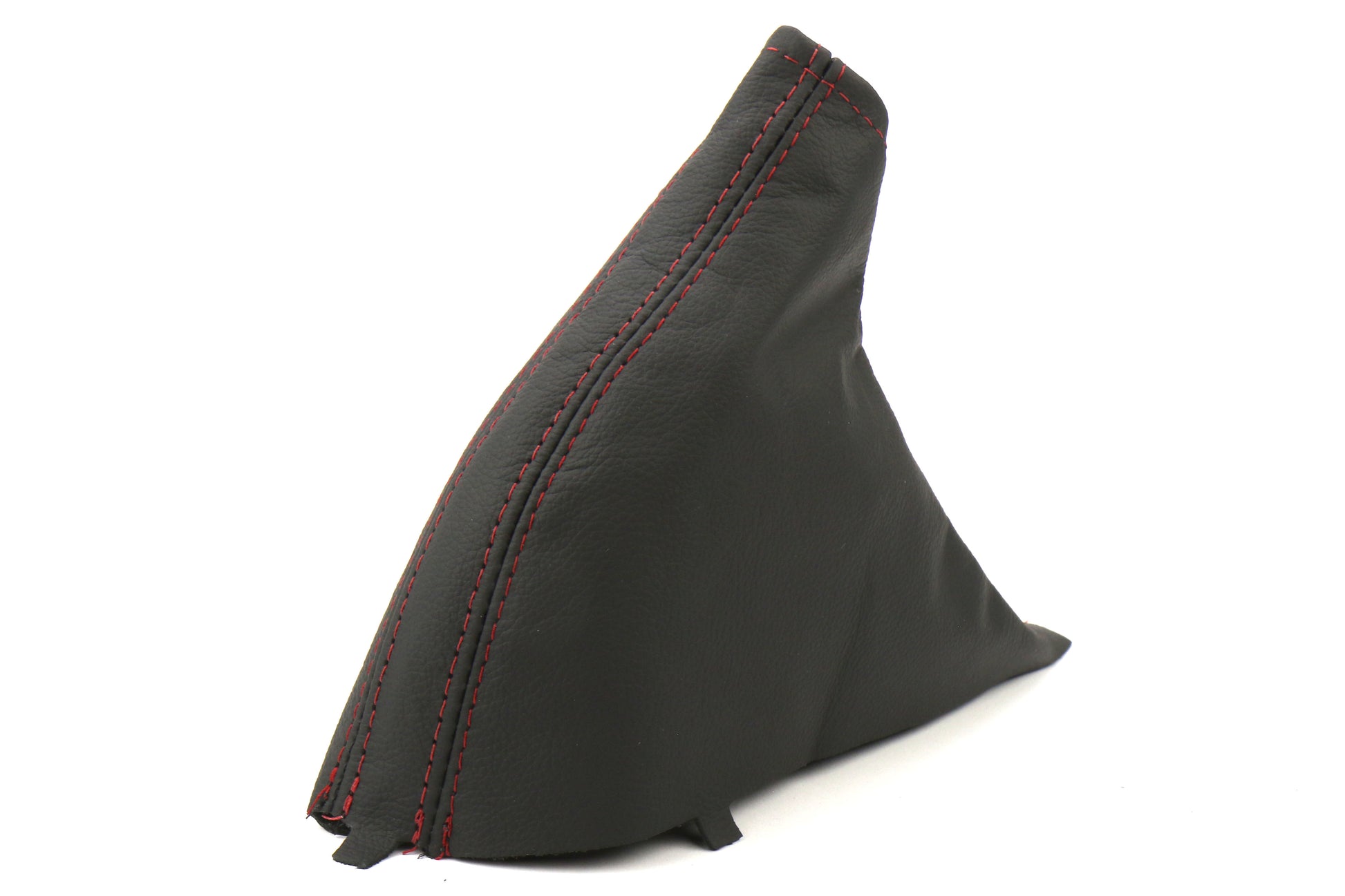 ASA1401010101 AutoStyled 15-17 STI Black Leather E-Brake Boot with Red Stitching,