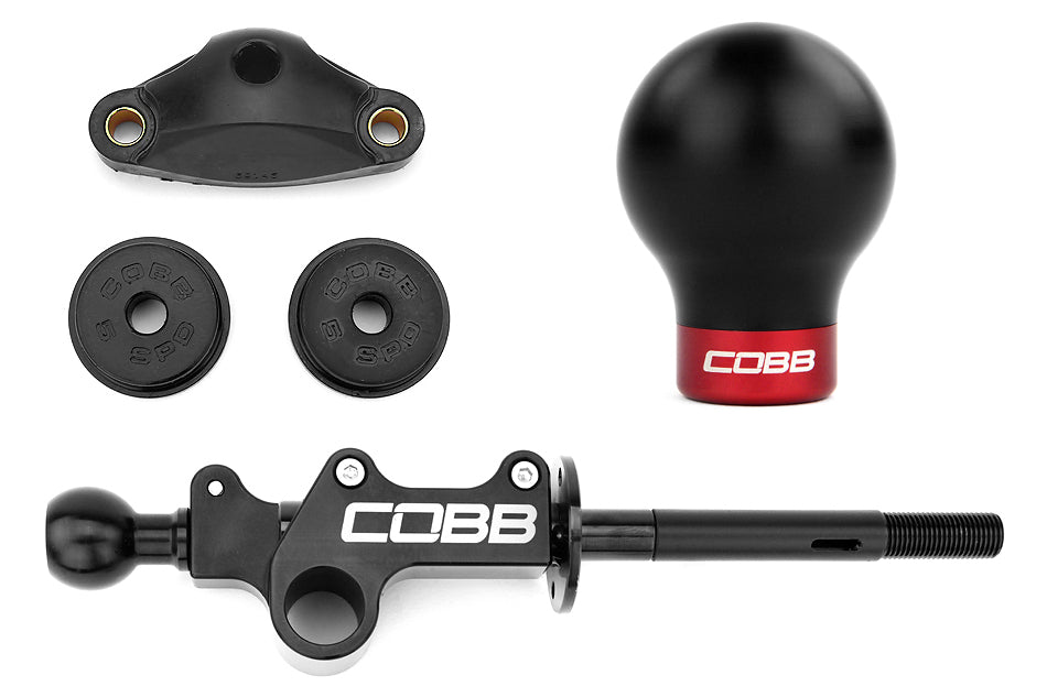 COBB Tuning Stage 1+ Drivetrain Package w/ Black/Red Knob - 2004-2021 Subaru STI