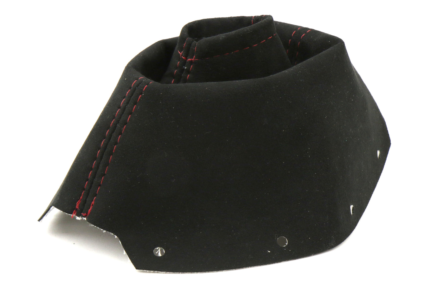ASA1301050101 AutoStyled Black MicroSuede Shift Boot with Red Stitching Standard Shifter - 2015+ STI,