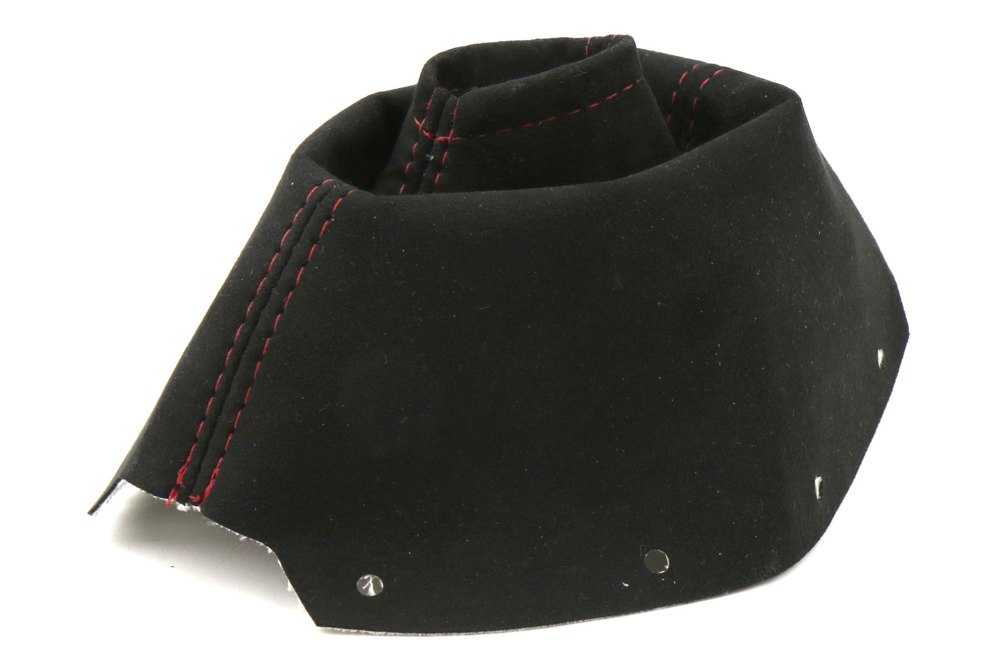 ASA1301050101 AutoStyled Black MicroSuede Shift Boot with Red Stitching Standard Shifter - 2015+ STI,