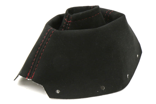 ASA1301050101 AutoStyled Black MicroSuede Shift Boot with Red Stitching Standard Shifter - 2015+ STI,