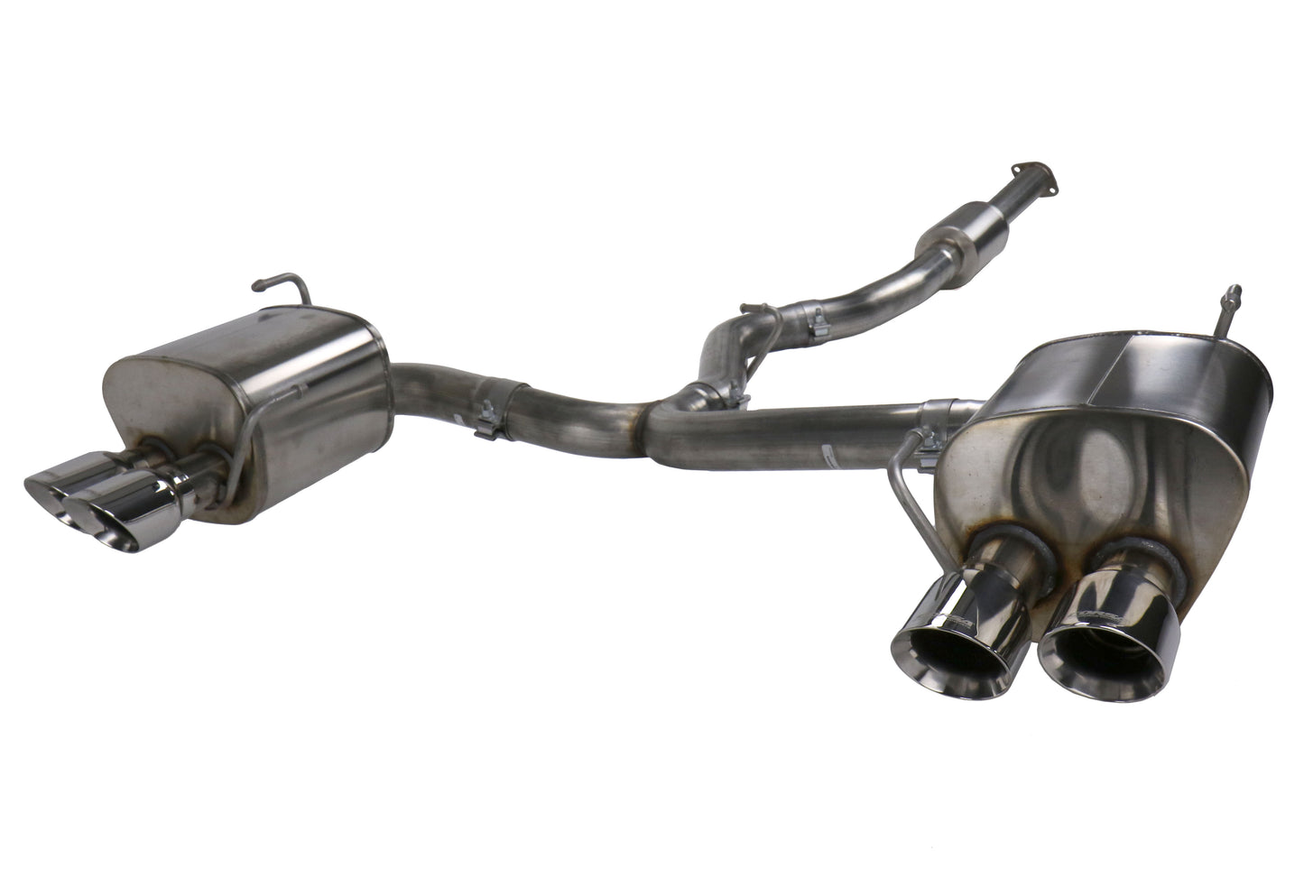 COR14857 Corsa 3" Catback Exhaust System - 2015+ WRX / 2015+ STI-Stainless Steel Tips,