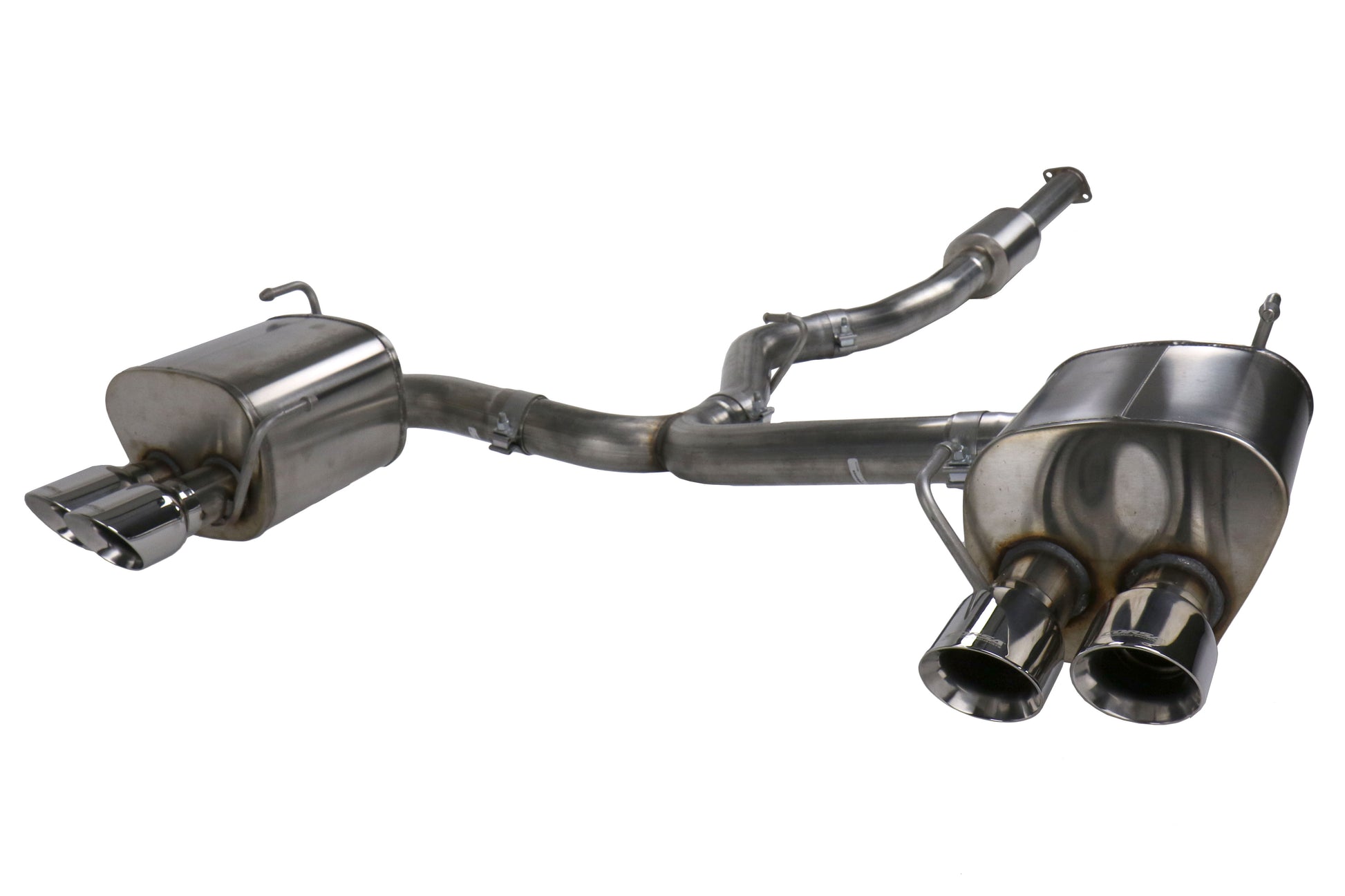 COR14857 Corsa 3" Catback Exhaust System - 2015+ WRX / 2015+ STI-Stainless Steel Tips,