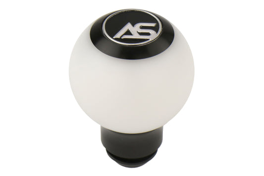 AutoStyled Subaru 5 Speed Shift Knob - Black w/ White Delrin Center - Subaru 5MT Models (Inc. 2002-2014 Subaru WRX)