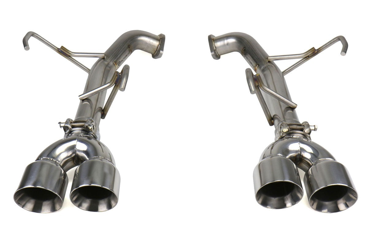 FactionFab Axle Back Exhaust - Polished Tip -  2011-2014 Subaru WRX / STI Sedan