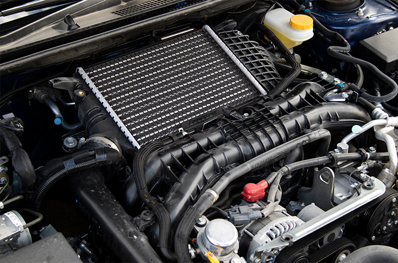 Compressive Tuning Air Shields Intercooler Protector Black - 2015-2021 Subaru WRX / 2014-2024 Forester XT