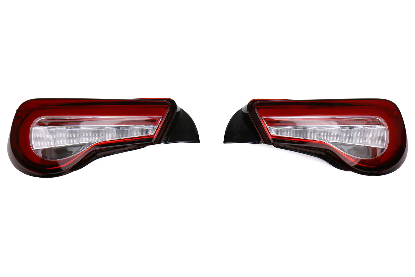 VALTT86Z-HC-2 Valenti Jewel LED Tail Lights (Red Lens, Chrome Reflector) - 2013+ FT86,