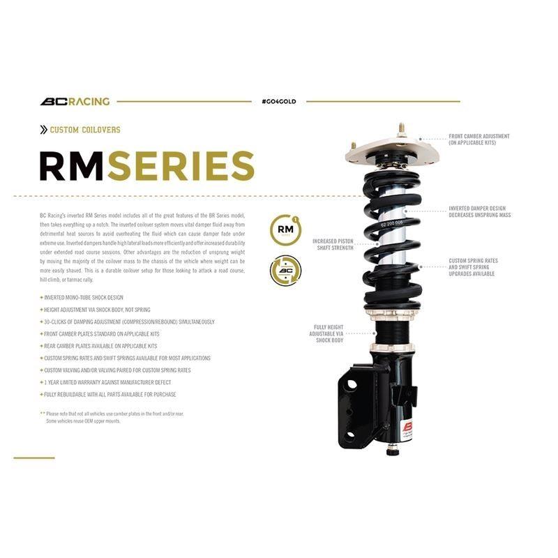 SKU: BCRF-20-RM,,BC Racing RAM (RM) Coilovers - 2013+ FT86-Default Springs-8k-8k,