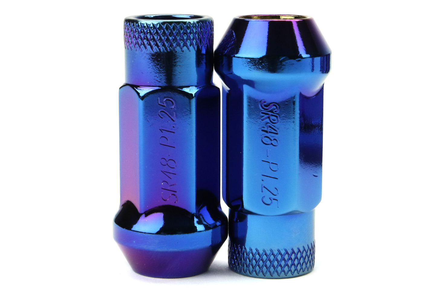 KIC32905UN Muteki SR48 Open End Lug Nuts - Burning Blue,